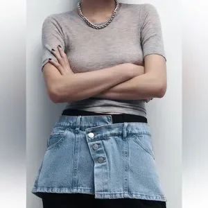 Zara | Accessories | Nwt Zara Denim Sash Belt | Poshmark display picture 2